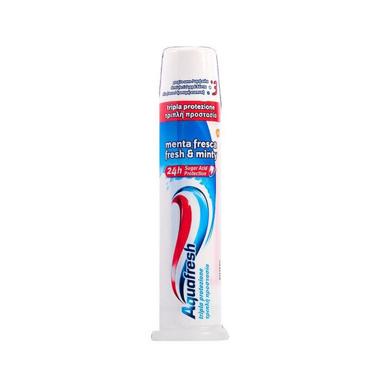 Зубная паста Aquafresh Triple Pro Minty Pump 100 мл.