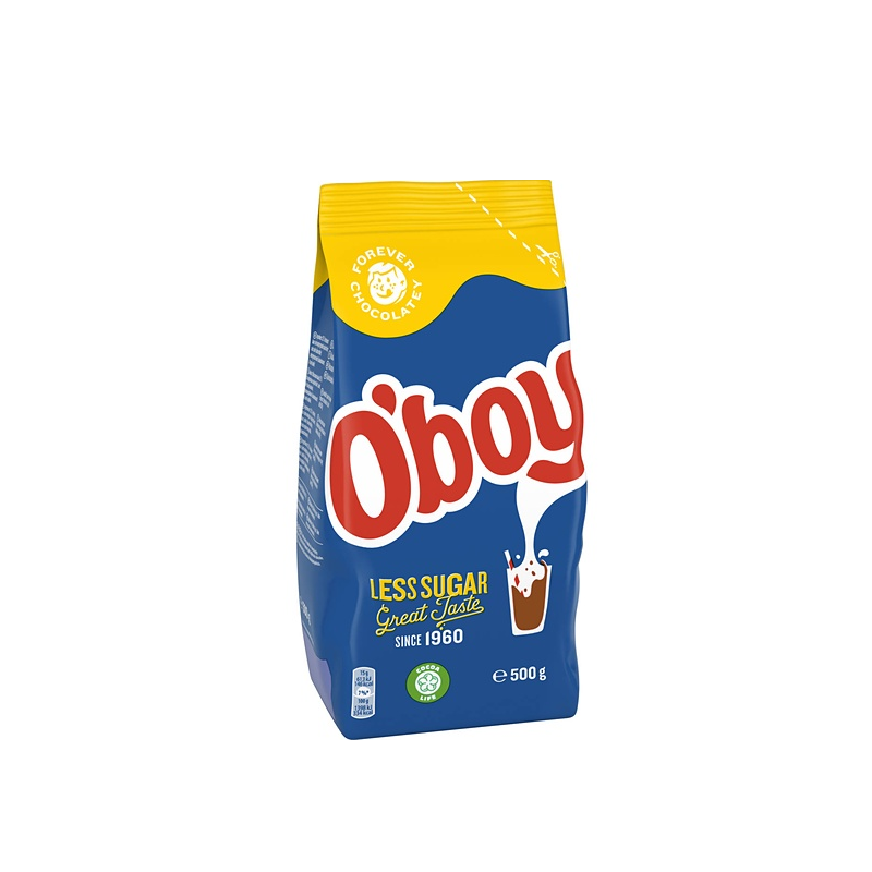 Какао-напиток O'Boy с малым содержанием сахара 500 г.