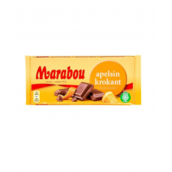Шоколад Marabou молочный с апельсином 200 гр.