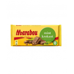 Шоколад Marabou молочный с мятой 200 гр.