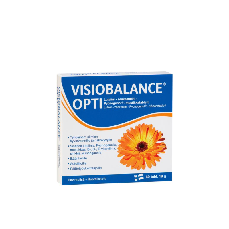 Витамины Visiobalance Opti для улучшения зрения 60 таб.