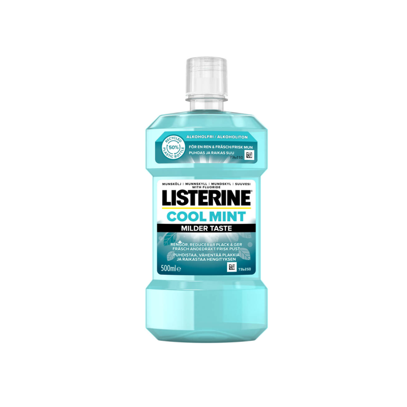 Ополаскиватель Listerine Cool Mint Milder Taste 500 мл.