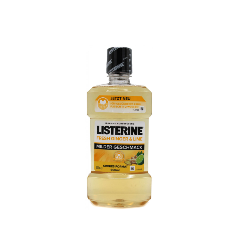 Ополаскиватель Listerine Fresh Имбирь и лайм 600 мл.