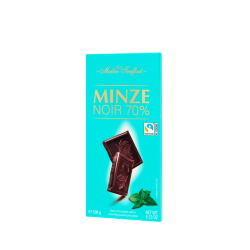 Шоколад темный Maitre Truffout 70% со вкусом мяты 100 гр.